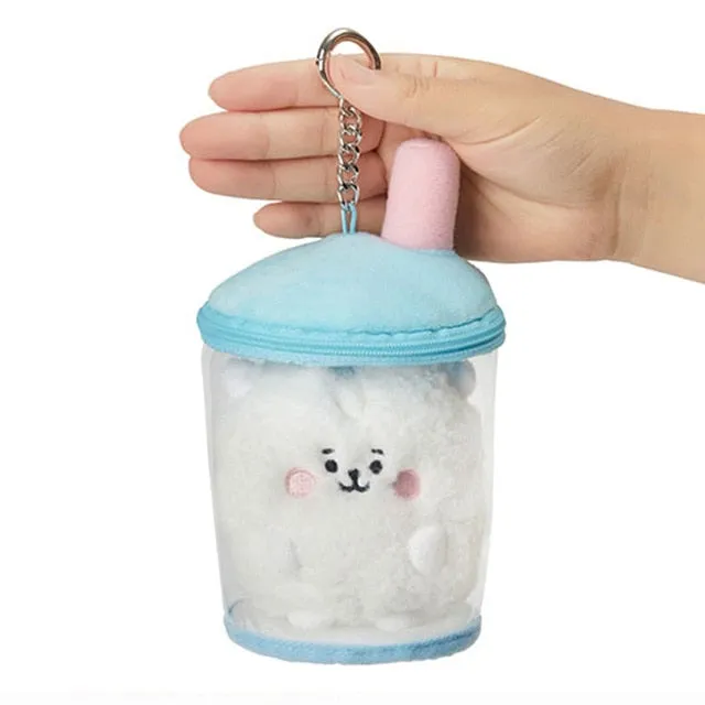 BT21 Baby Bubble Tea Plush Keychain