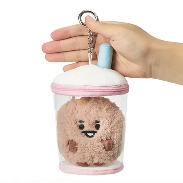 BT21 Baby Bubble Tea Plush Keychain