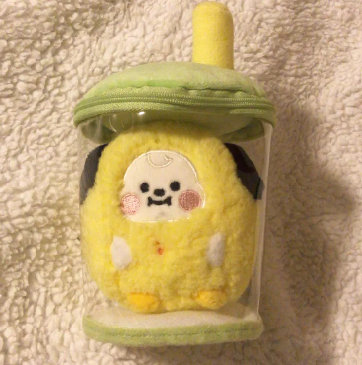 BT21 Baby Bubble Tea Plush Keychain