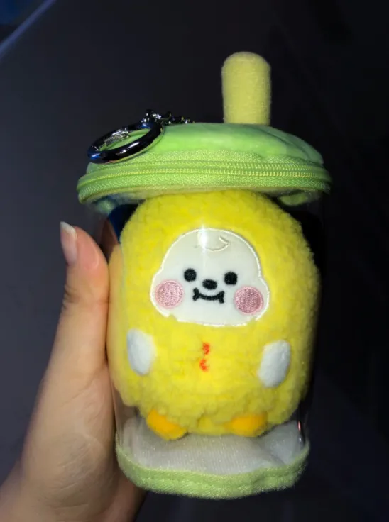 BT21 Baby Bubble Tea Plush Keychain