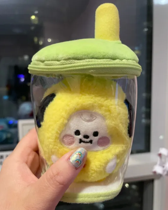 BT21 Baby Bubble Tea Plush Keychain