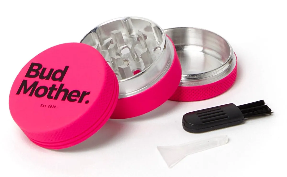 BudMother Hot Pink Mini Grinder