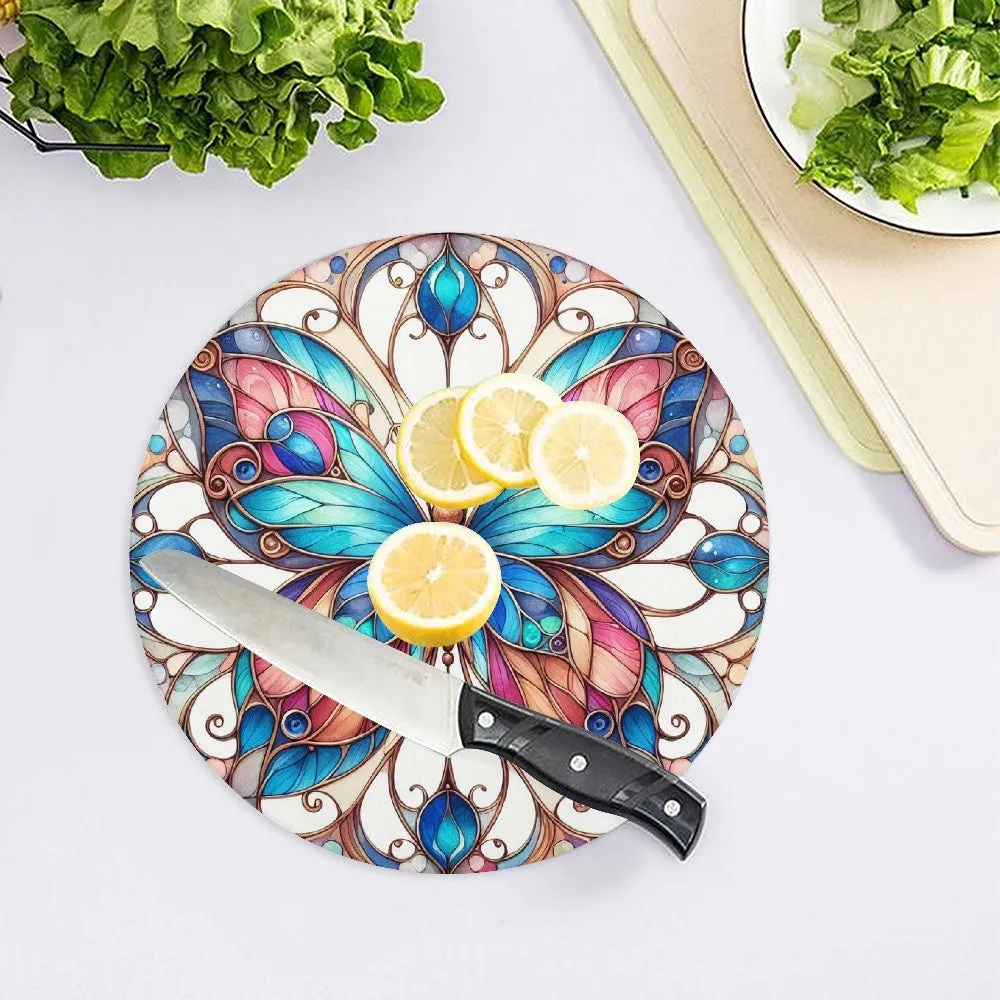 Butterfly Love | Tempered Glass Cutting Board