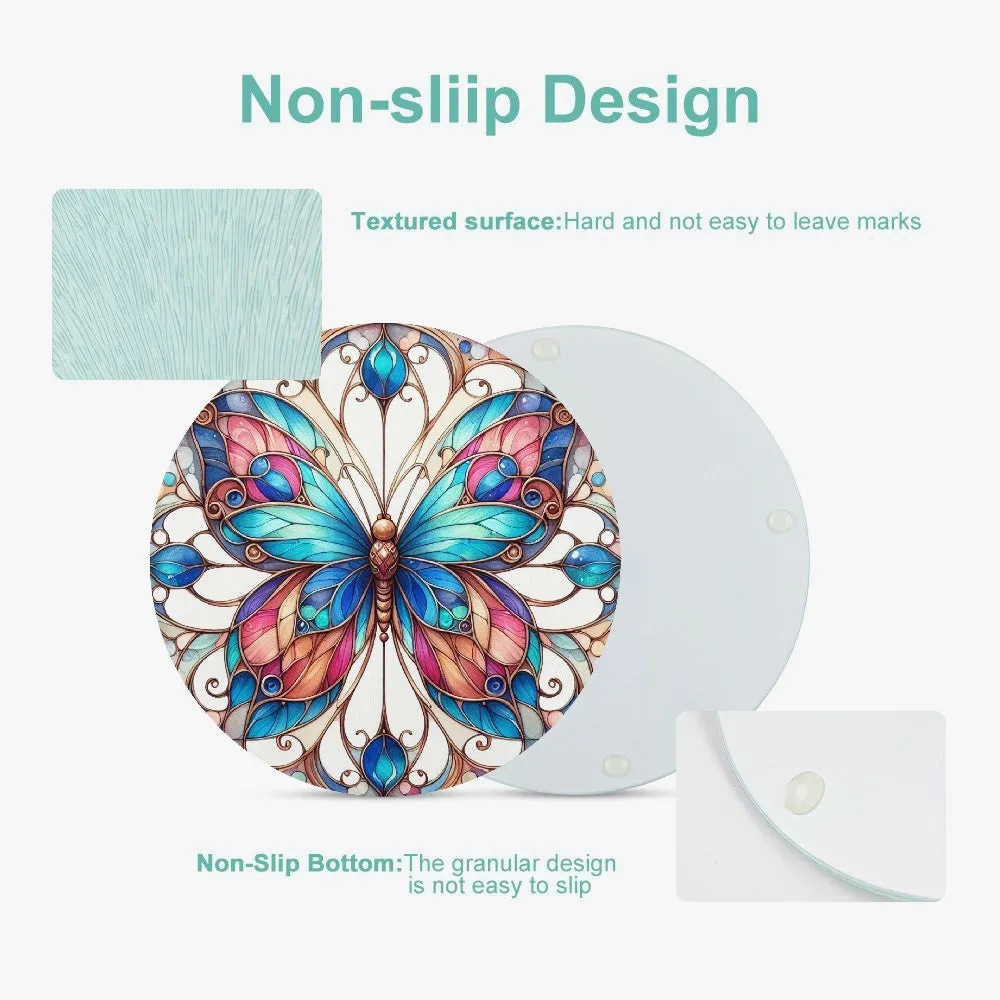 Butterfly Love | Tempered Glass Cutting Board