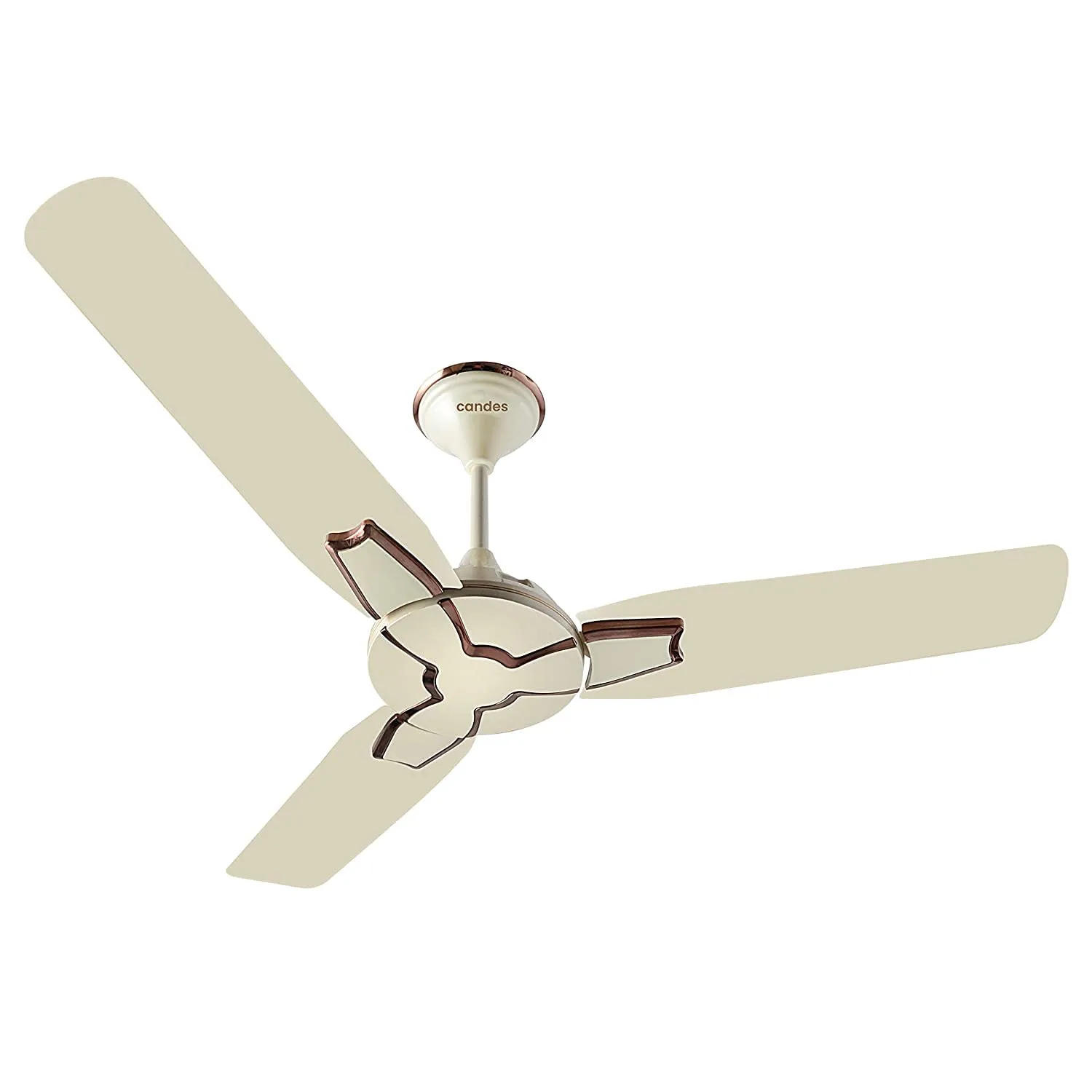 Candes Getz Ceiling Fans for Home 1200mm / 48 inch | BEE 3 Star Rated, High Air Delivery, Noiseless & Energy Efficient | 1 1 Years Warranty | Ivory