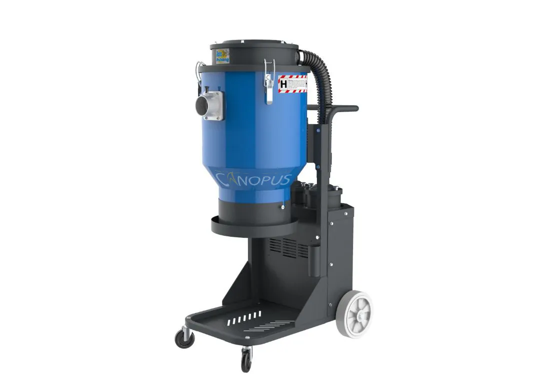 Canopus Industrial Concrete HEPA Vacuum with Auto Filter Cleaning Function for Concrete Floor Grinders