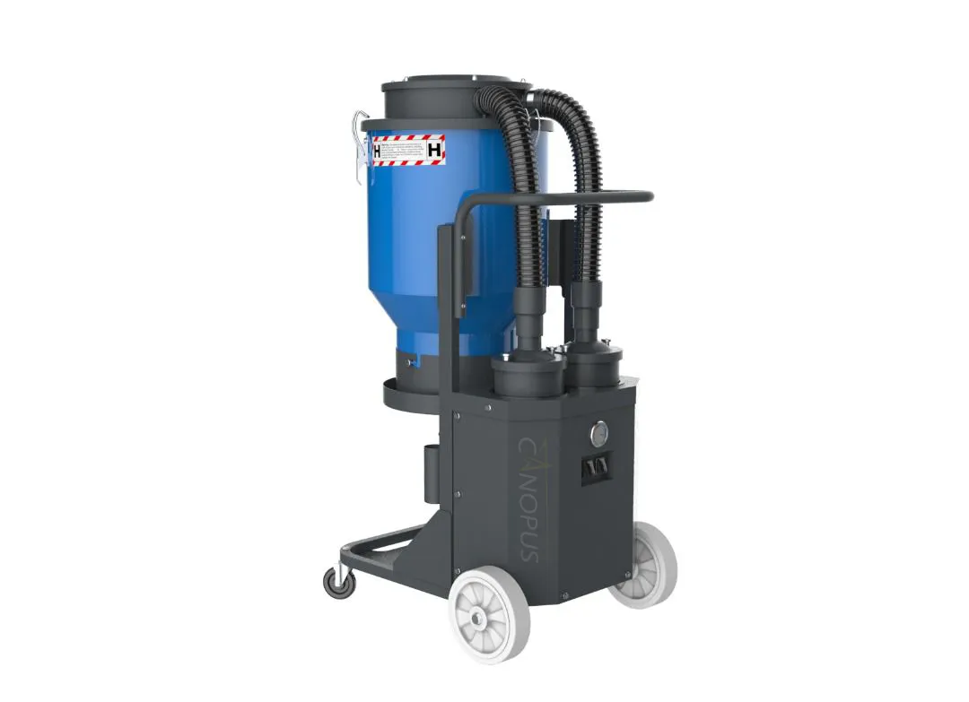 Canopus Industrial Concrete HEPA Vacuum with Auto Filter Cleaning Function for Concrete Floor Grinders