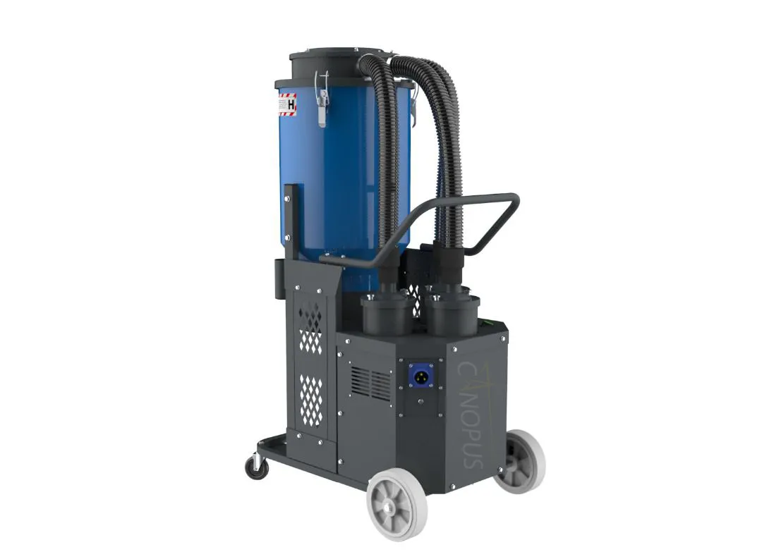 Canopus Industrial Concrete HEPA Vacuum with Auto Filter Cleaning Function for Concrete Floor Grinders