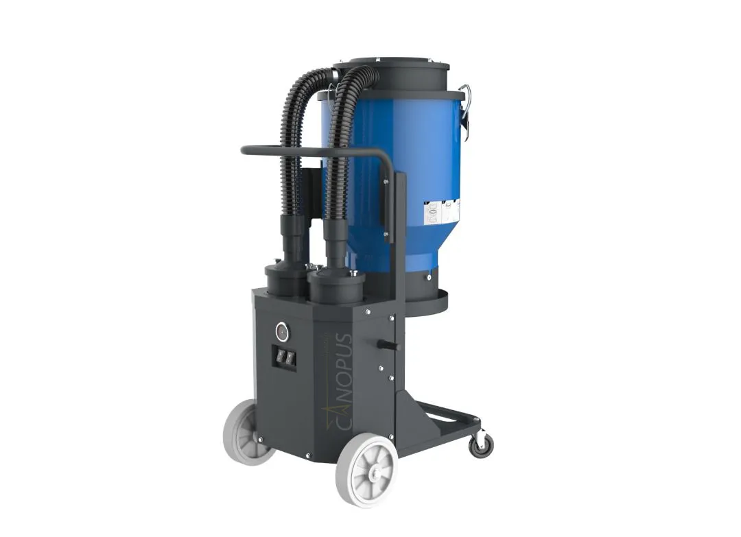 Canopus Industrial Concrete HEPA Vacuum with Auto Filter Cleaning Function for Concrete Floor Grinders