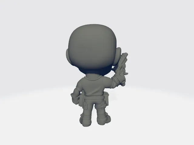 Capsule Chibi - Space Cowboys - Space Mercenary (Gun)