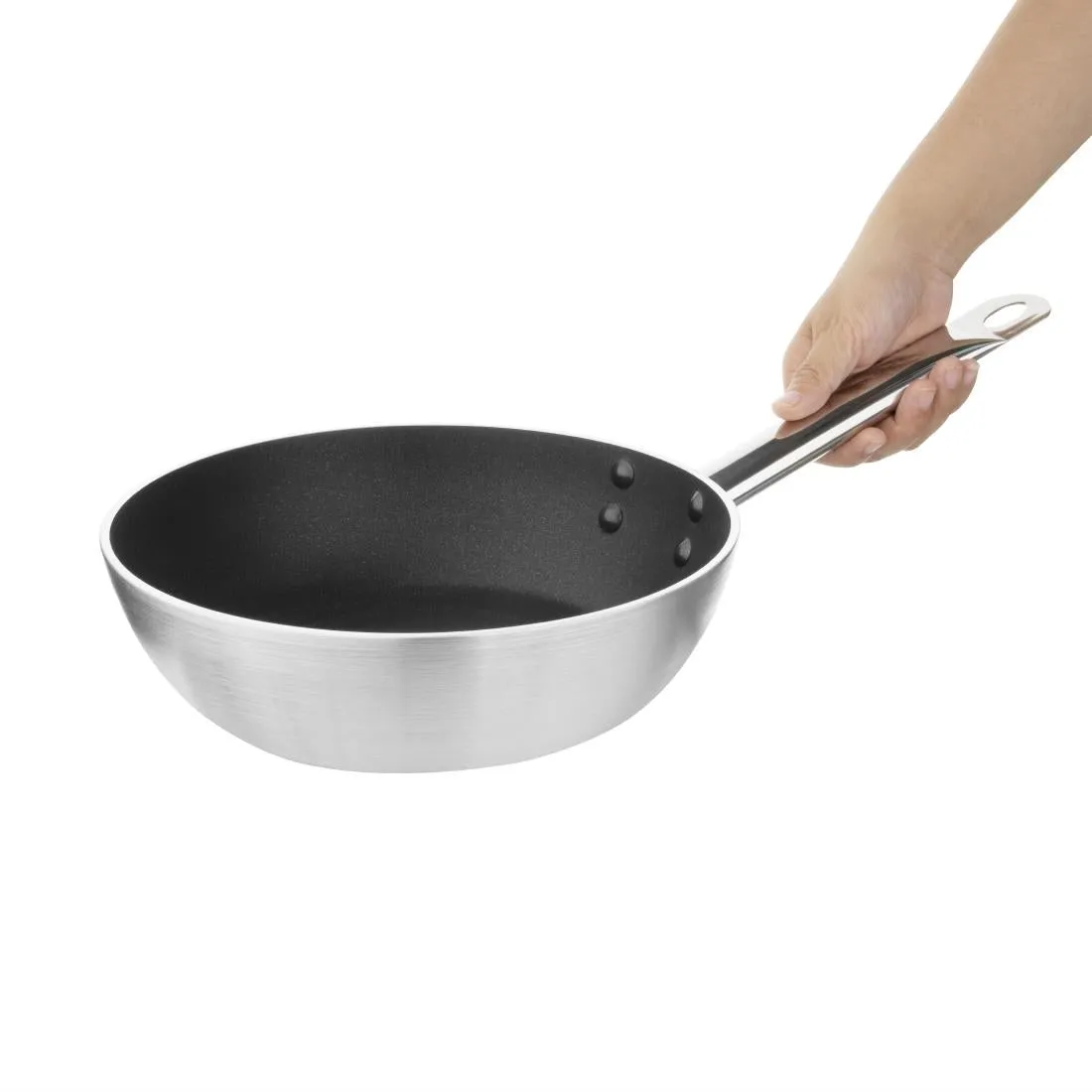 CB904 Vogue Non Stick Induction Flared Saute Pan 240mm