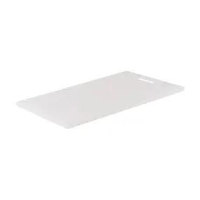 Chef Inox Plastic Chopping Board White 40cm x 25cm