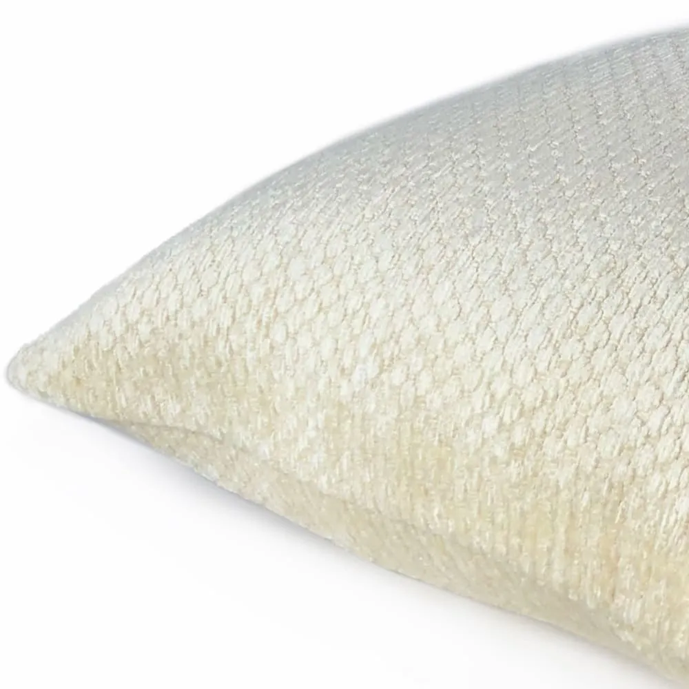 (CLEARANCE) Dorchester Hobnail Texture Buttercream Chenille Pillow Cover