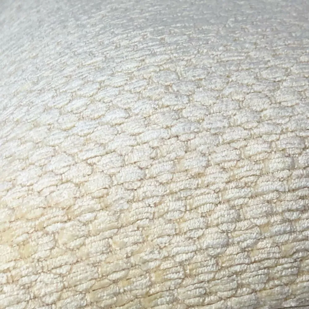 (CLEARANCE) Dorchester Hobnail Texture Buttercream Chenille Pillow Cover