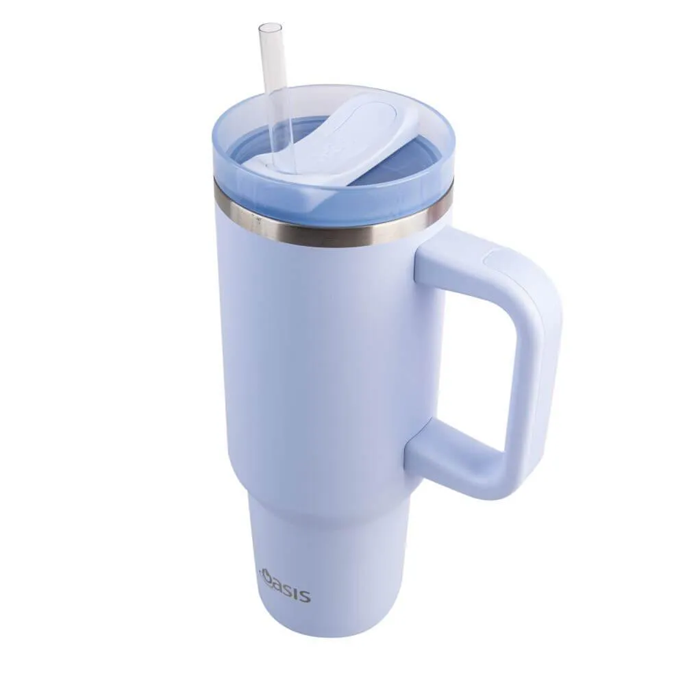 Commuter 1.2L Insulated Tumbler with Straw Periwinkle