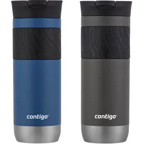 Contigo 20 oz. Byron 2.0 SnapSeal Insulated Stainless Steel Travel Mug 2-Pack