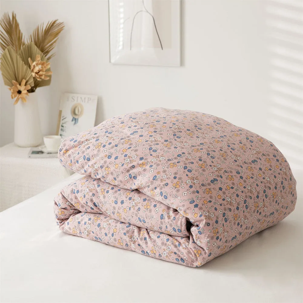 Cotton Floral Duvet Cover Set