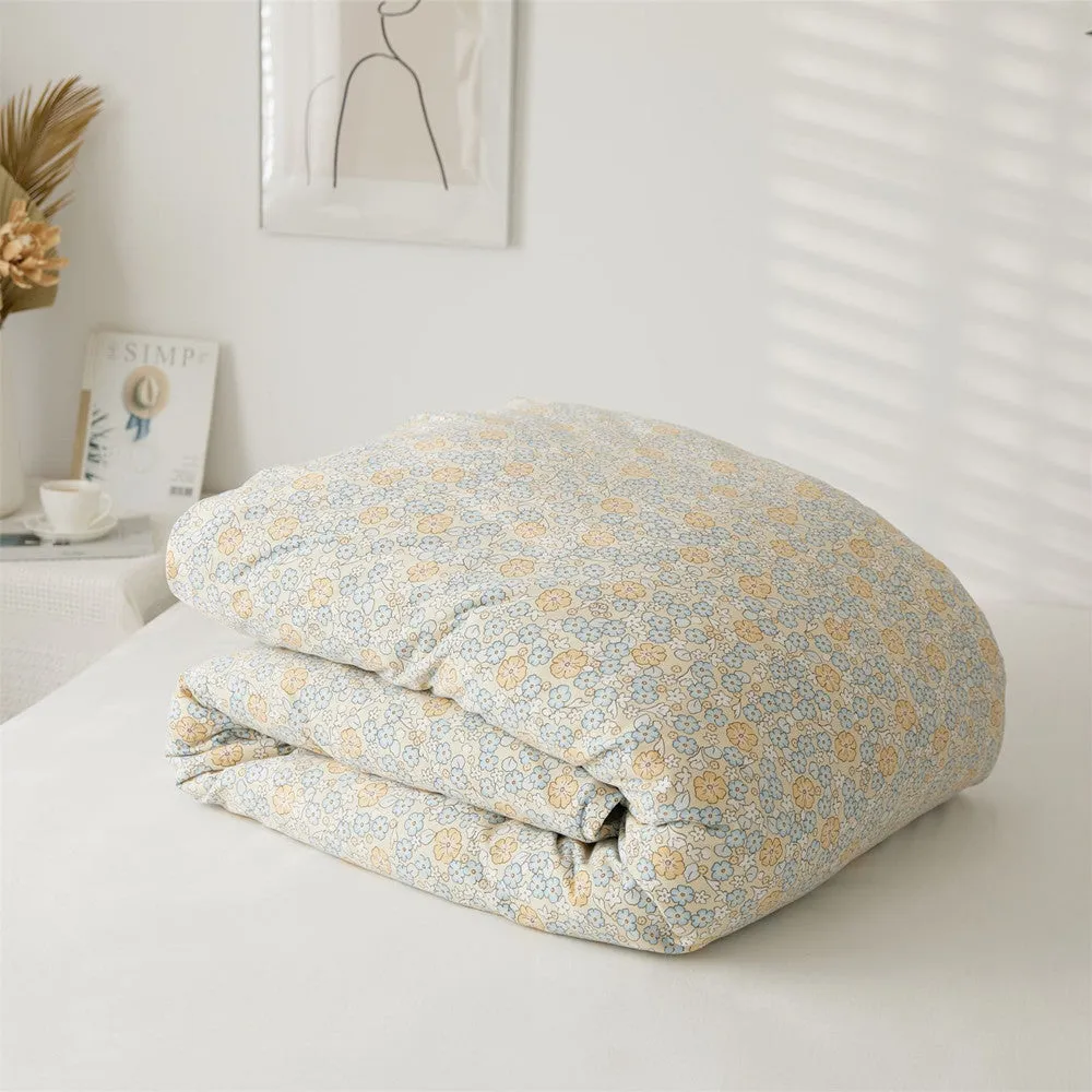 Cotton Floral Duvet Cover Set