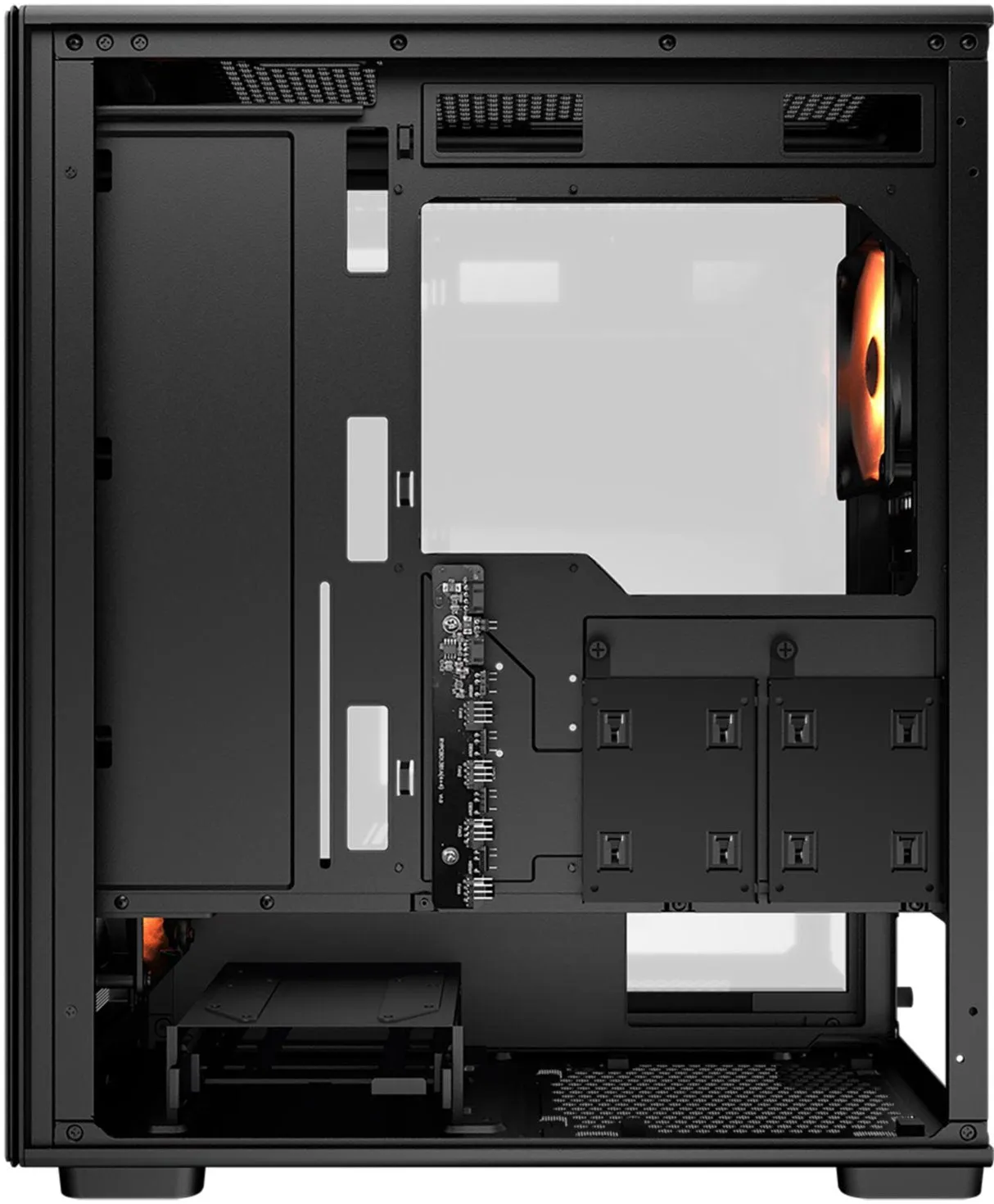 Cougar MX220 Black ARGB Tempered Glass ATX Case 預先安裝4把12cm ARGB風扇