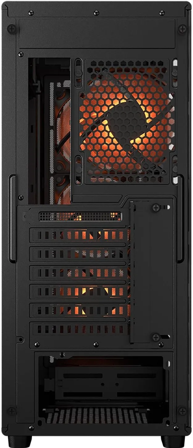 Cougar MX220 Black ARGB Tempered Glass ATX Case 預先安裝4把12cm ARGB風扇