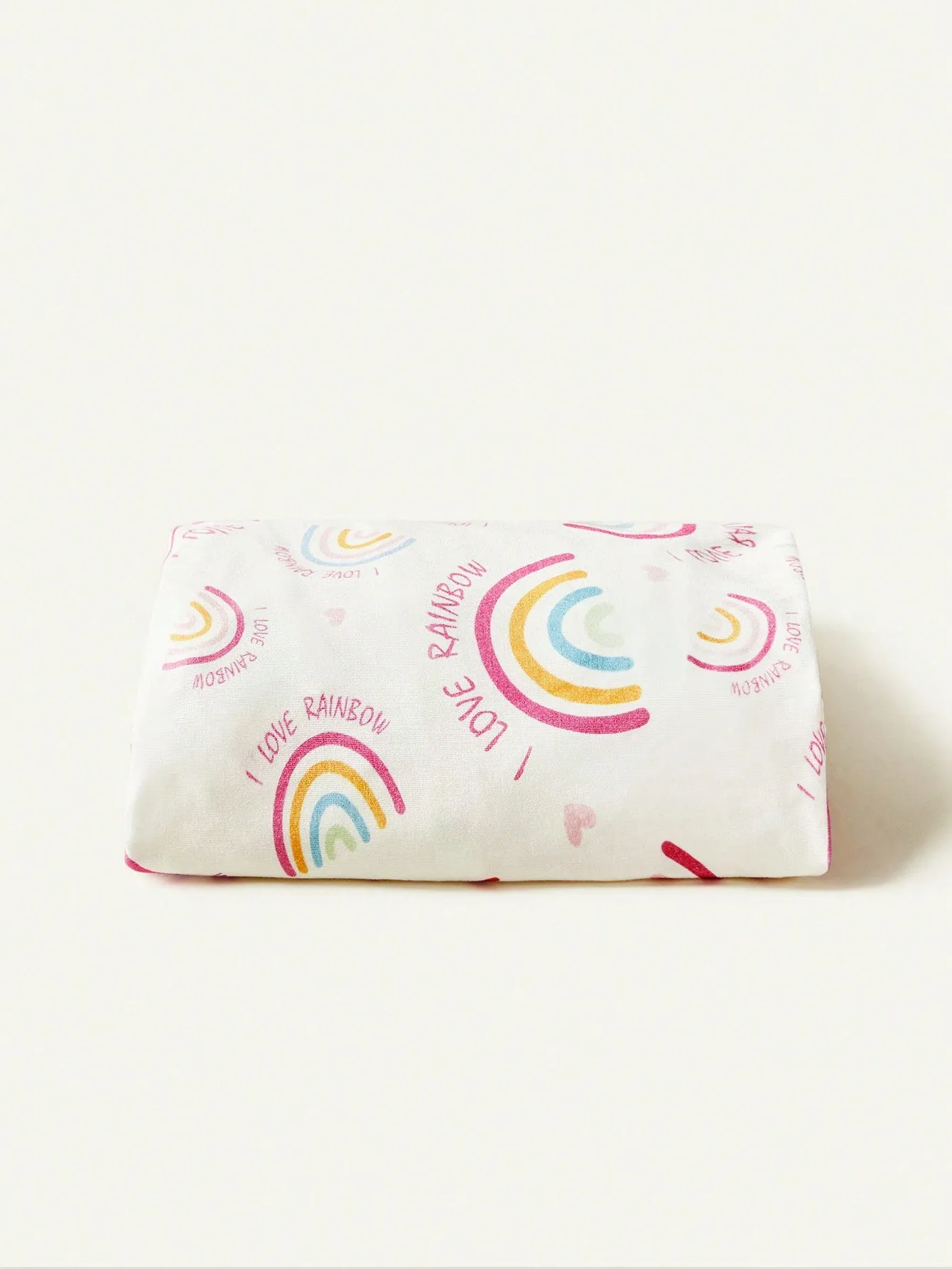 Cozy Cub 1pc Rainbow Print Fitted Sheet