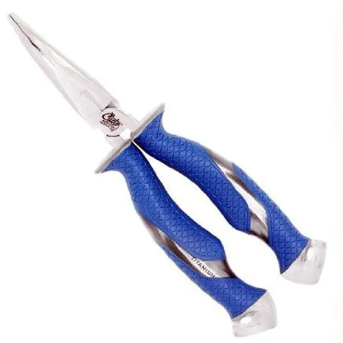 Cuda TI Bent Needle Nose Pliers