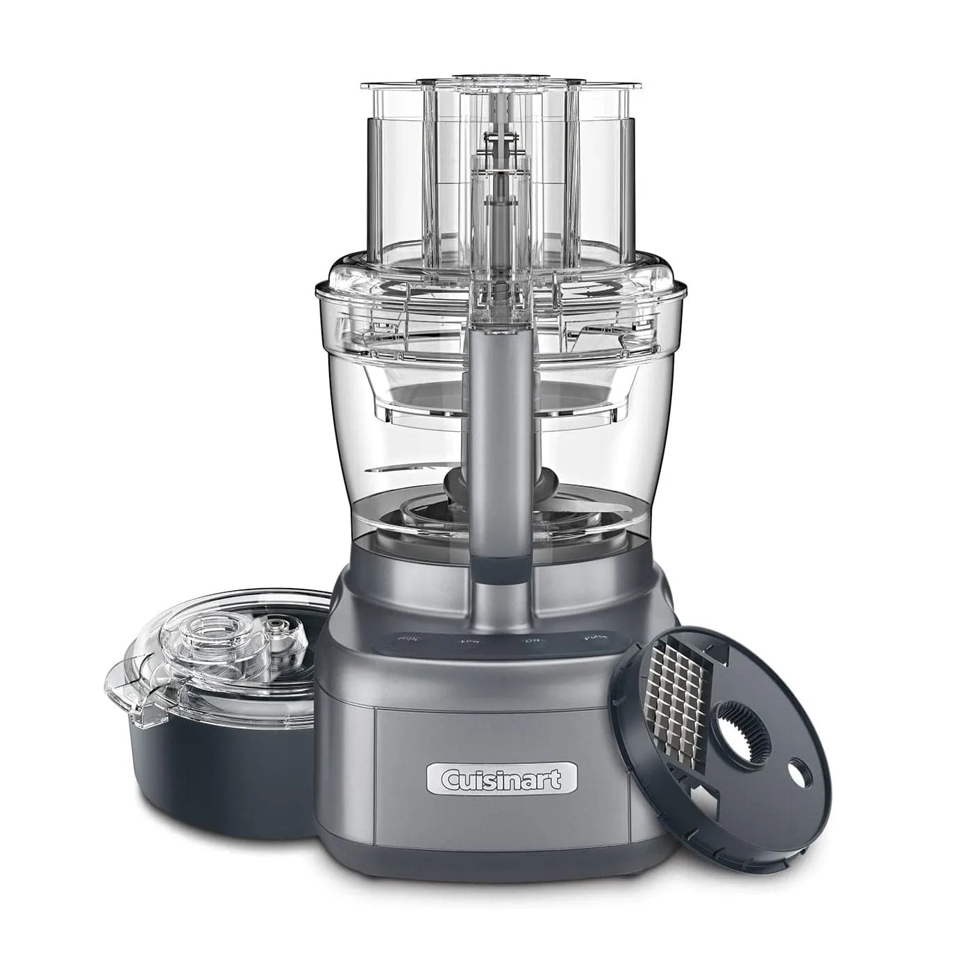 Cuisinart Elemental 13-Cup Food Processor and Dicing Kit, Gunmetal - Certified Refurbished