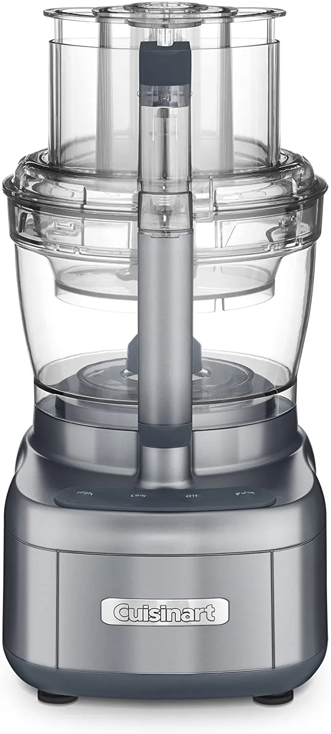 Cuisinart Elemental 13-Cup Food Processor and Dicing Kit, Gunmetal - Certified Refurbished