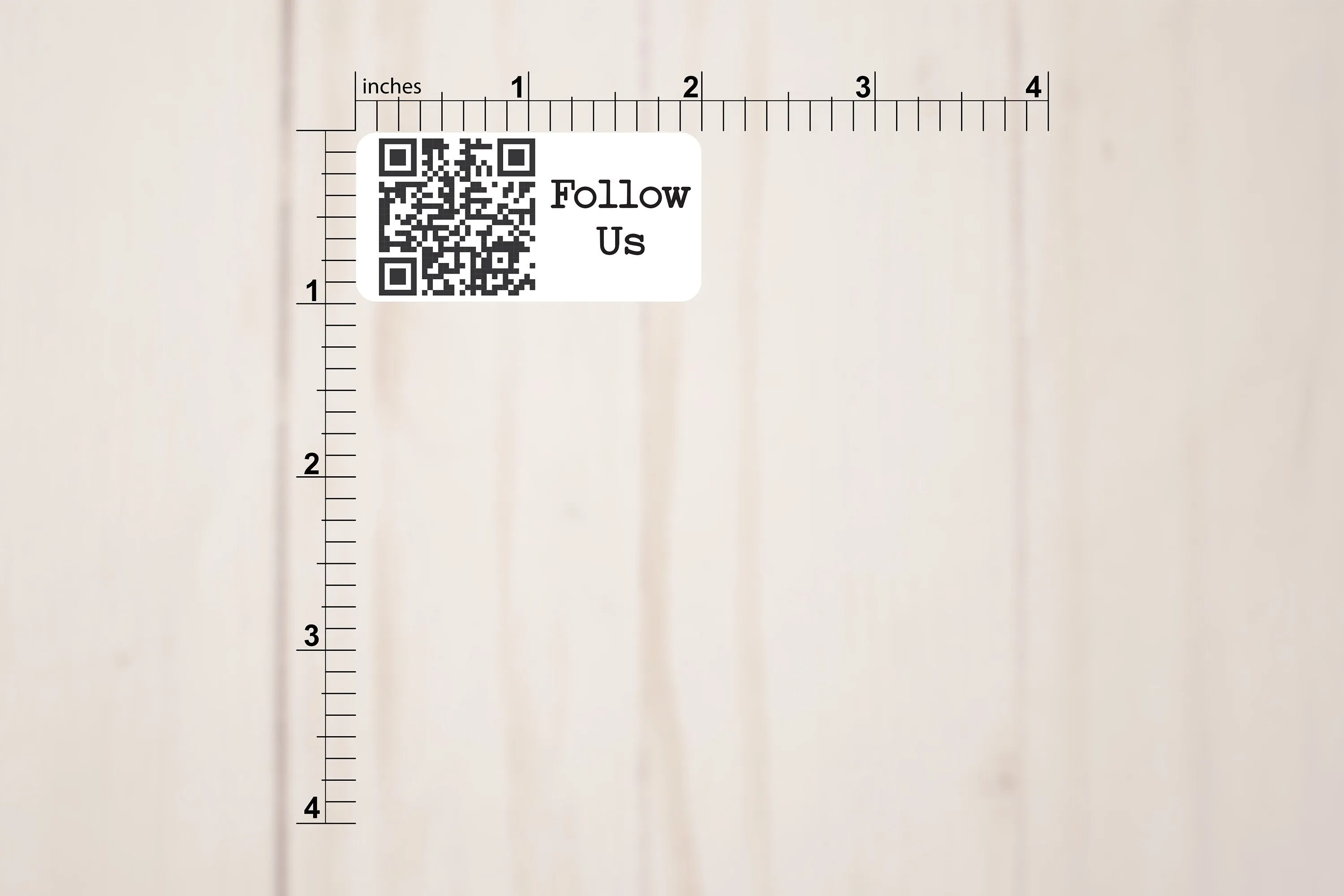 Custom Mini QR Code Labels  |  2" x 1" Stickers | Personalized Stickers | Custom Labels On A Roll