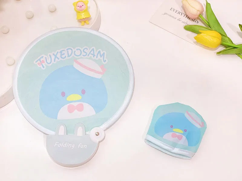 Cute Anime Mini Folding Fan