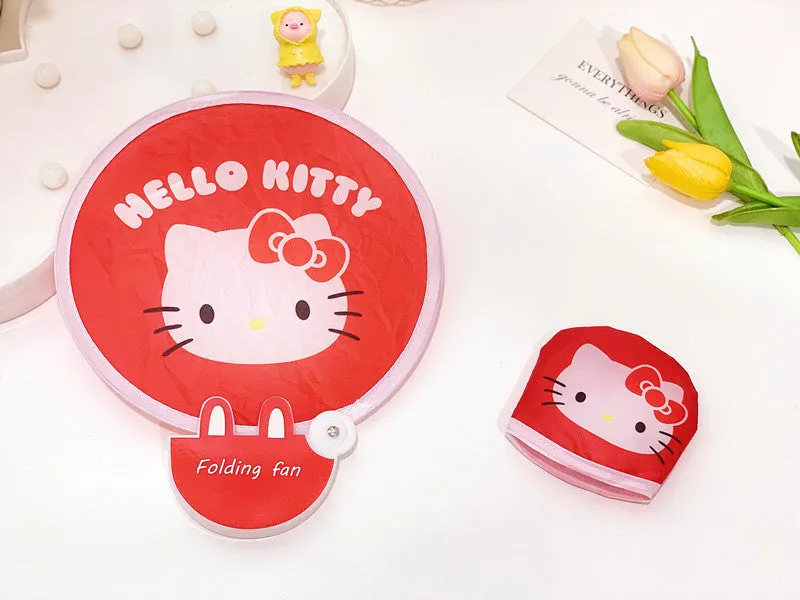 Cute Anime Mini Folding Fan