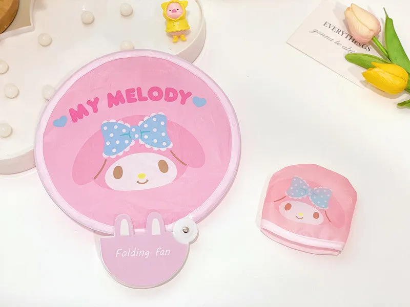 Cute Anime Mini Folding Fan