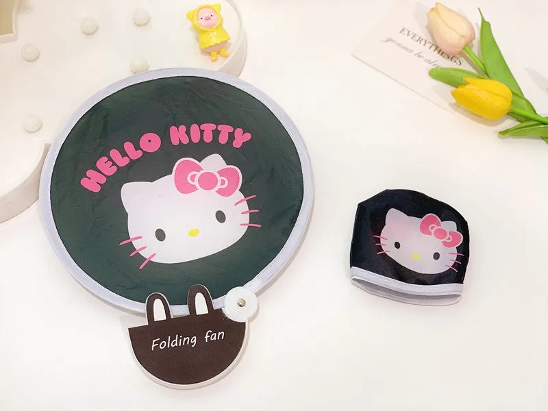 Cute Anime Mini Folding Fan