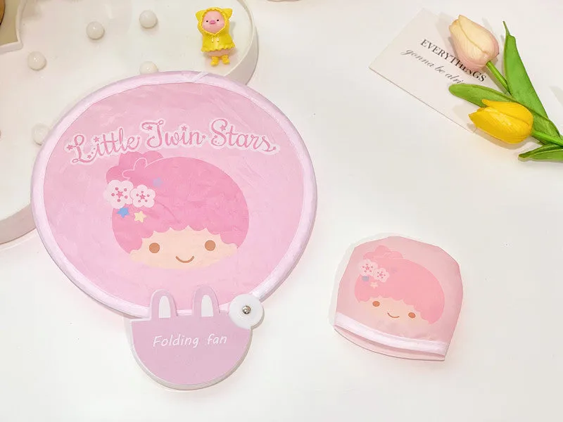 Cute Anime Mini Folding Fan