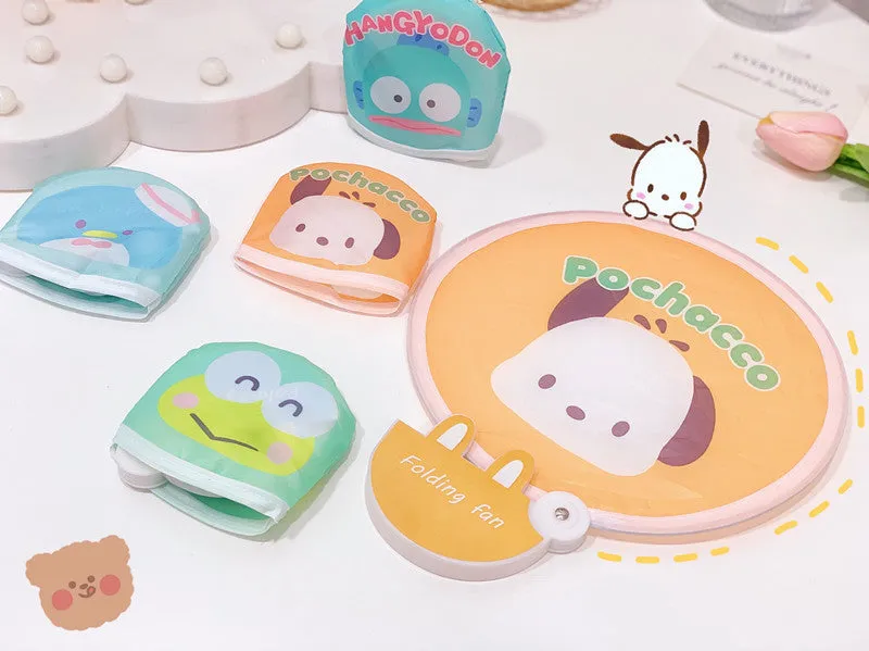 Cute Anime Mini Folding Fan