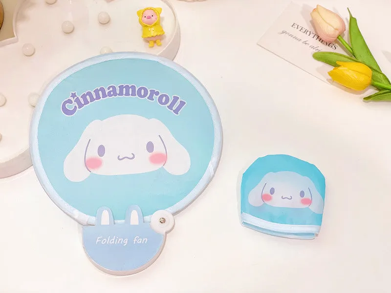 Cute Anime Mini Folding Fan