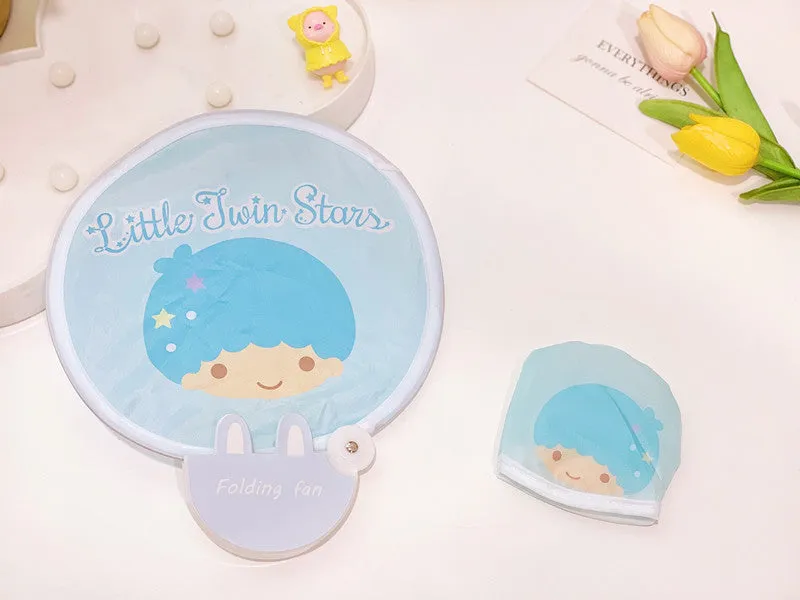 Cute Anime Mini Folding Fan