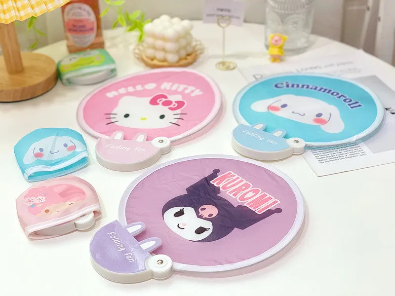 Cute Anime Mini Folding Fan