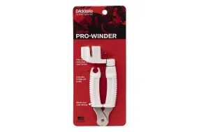 D'Addario Pro-Winder For Easy String Changes - White