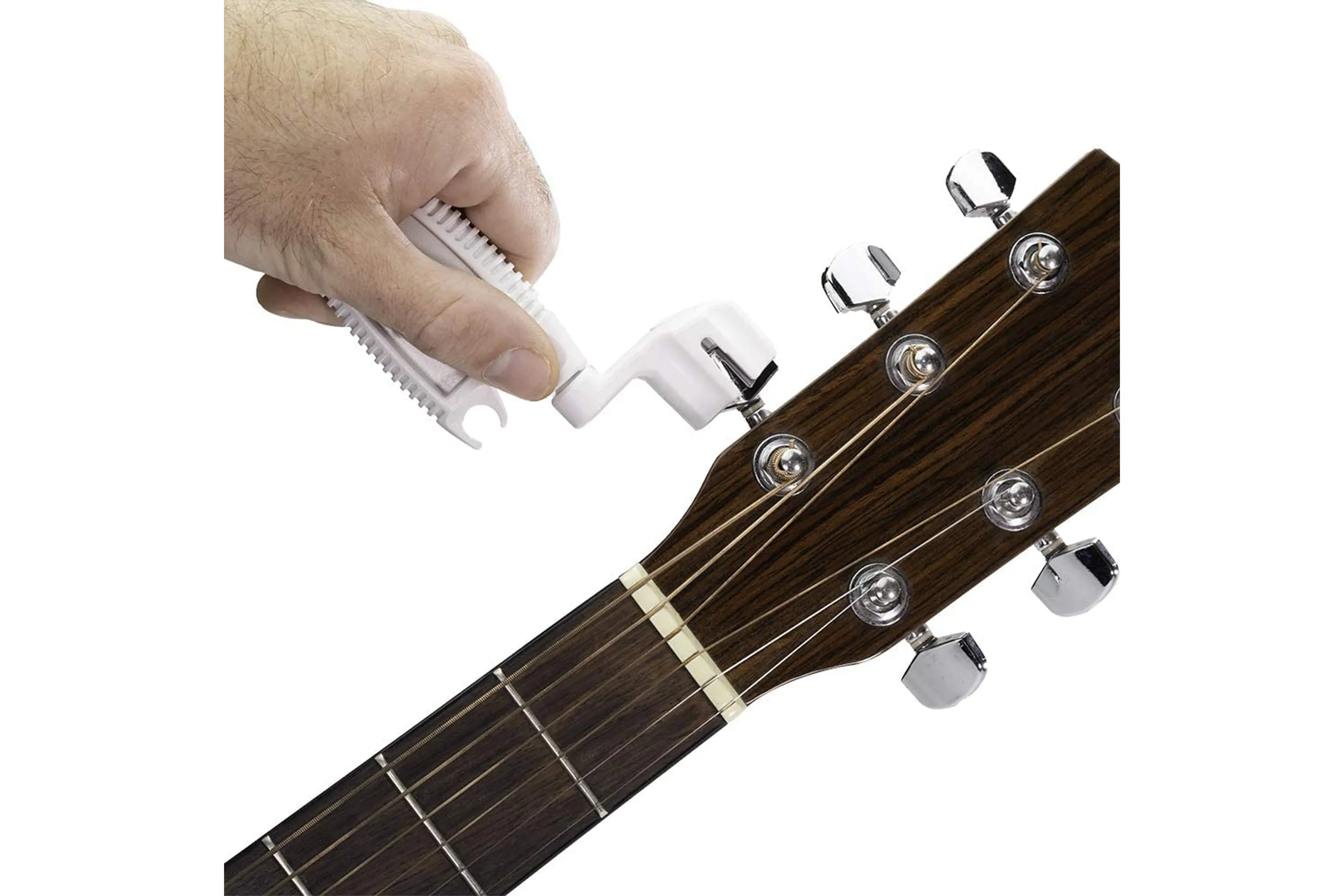 D'Addario Pro-Winder For Easy String Changes - White