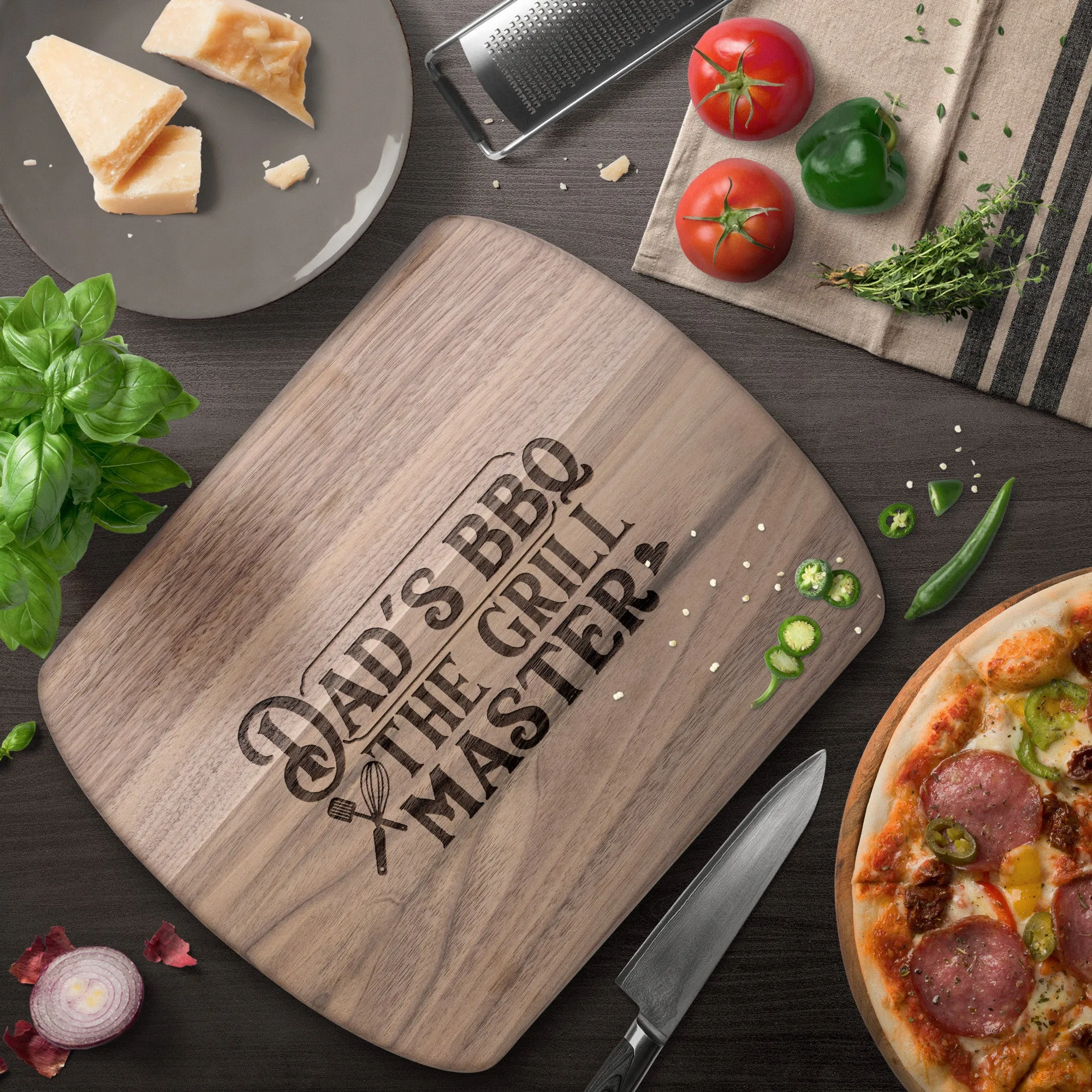 Dad's BBQ Master Cutting Board