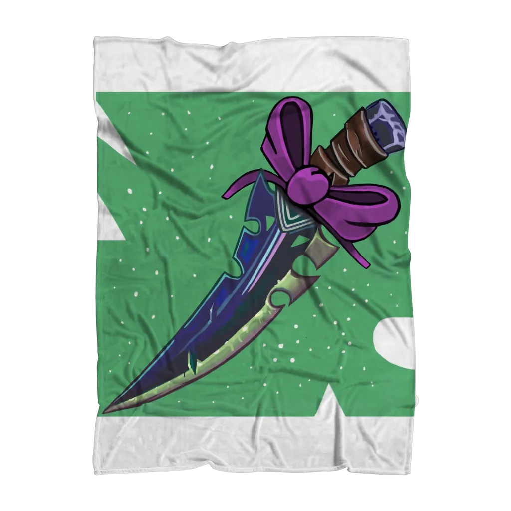 Dagger Sublimation Throw Blanket