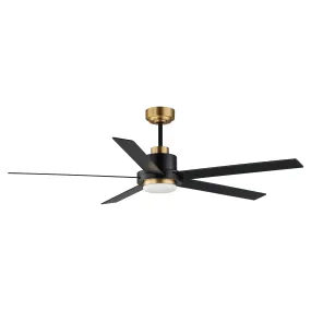 Daisy 60" 5-Blade Fan with LED Light Kit