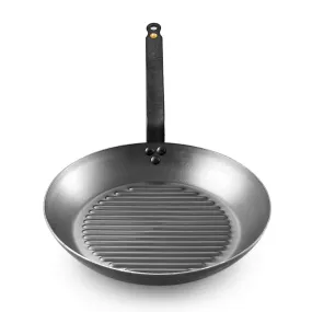 De Buyer Mineral B Elements Grill Pan 32cm