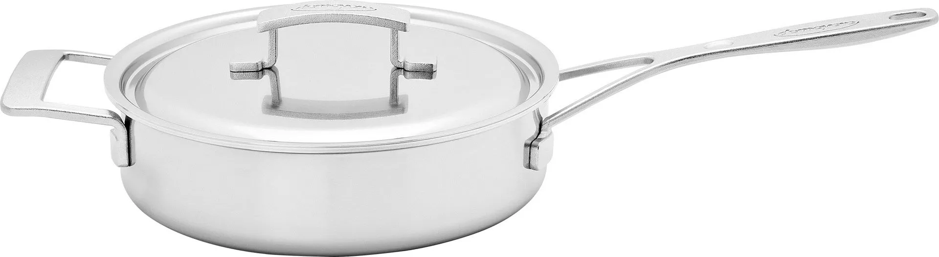 Deep Frying Pan With 2 Handles And Lid Demeyere Industry 5 24 Cm