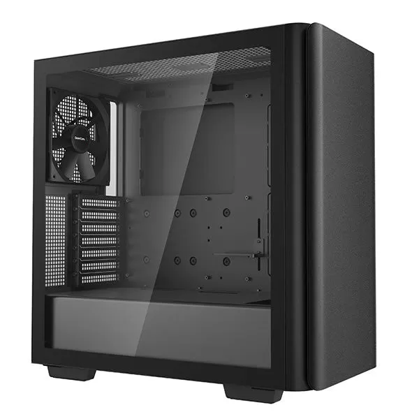 DeepCool | CK500 | E-ATX Mid-Tower Case With 2X140mm Pre-Installed Fans - Black