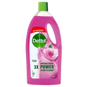 DETTOL ROSE POWER FLOOR CLEANER 1LTR