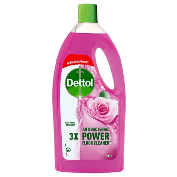 DETTOL ROSE POWER FLOOR CLEANER 1LTR