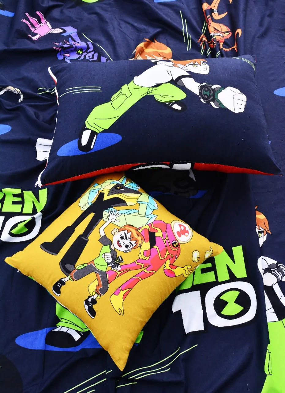 Digital Printed Junior Single Bed Sheet-Ben10