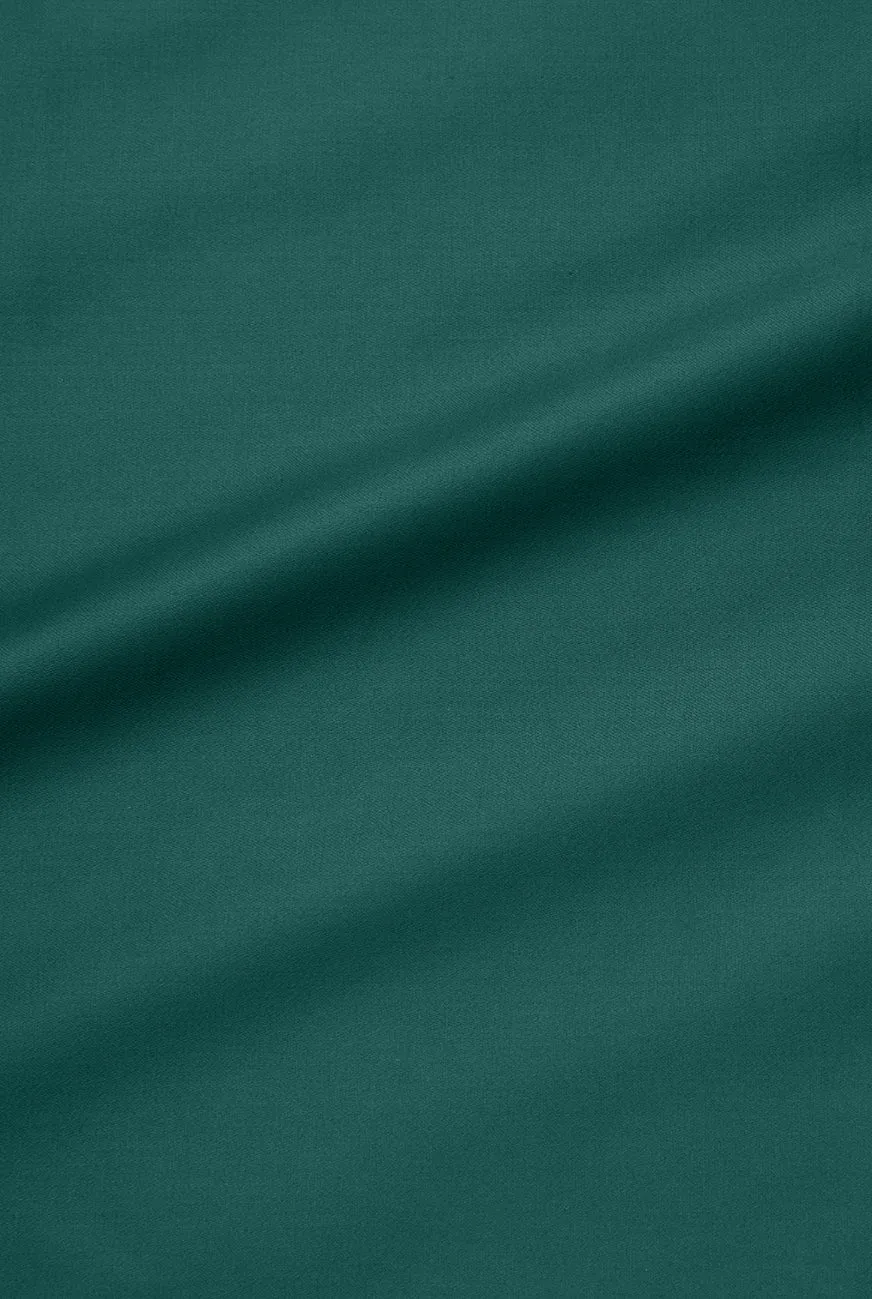 Egyptian Cotton Sateen Bedding in Petrol Color